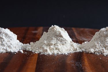 a pile of cake flour