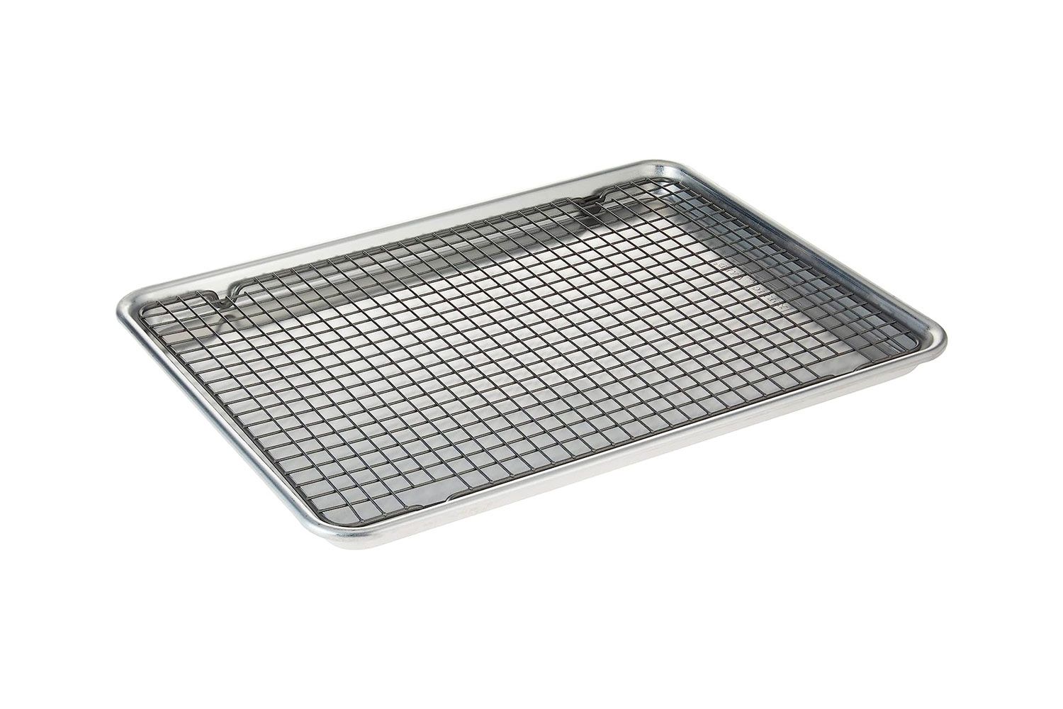Nordic Ware Rimmed Half Sheet With Nonstick Grid
