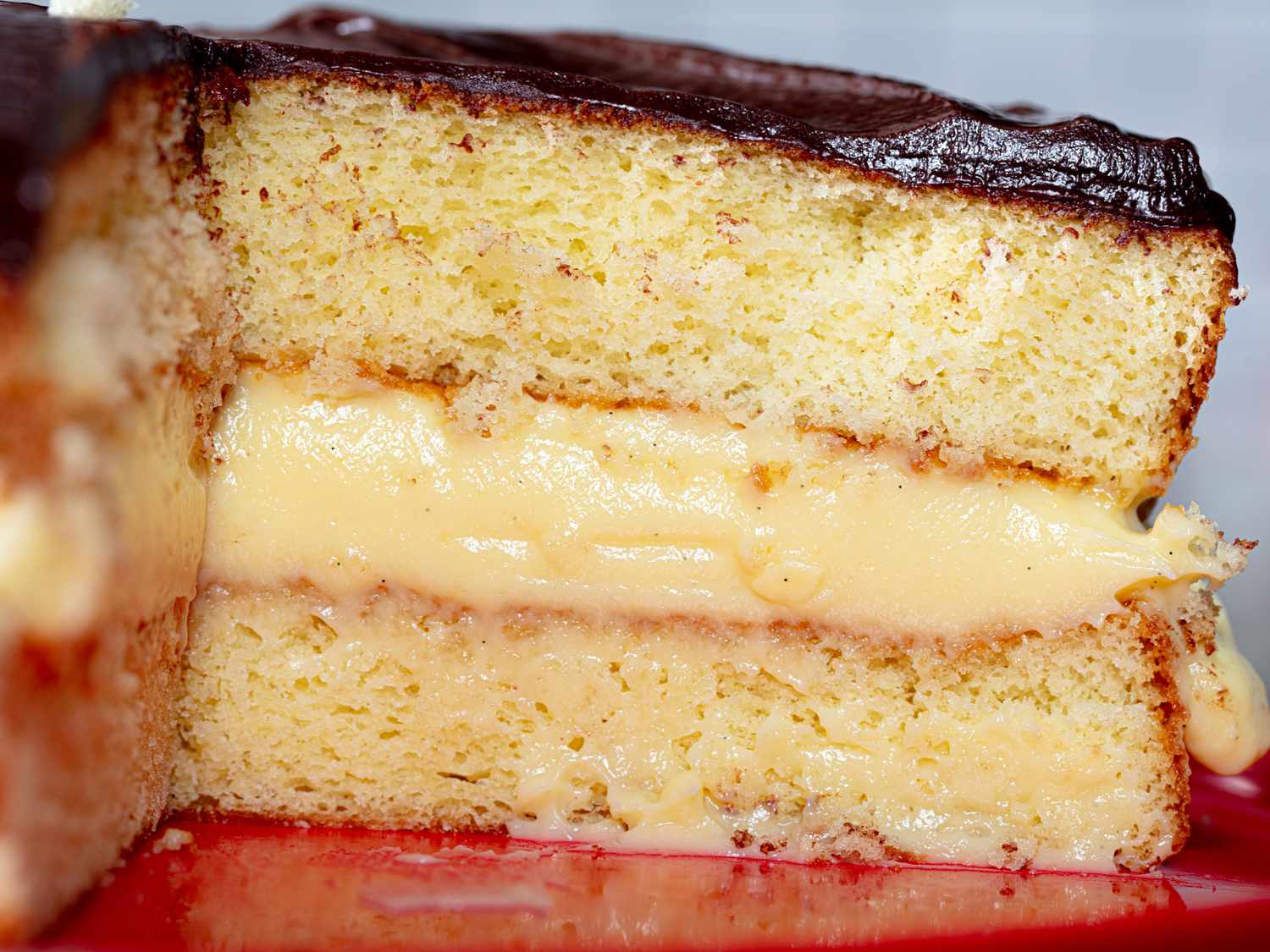 Inside view of cake