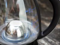 closeup of kettle markings