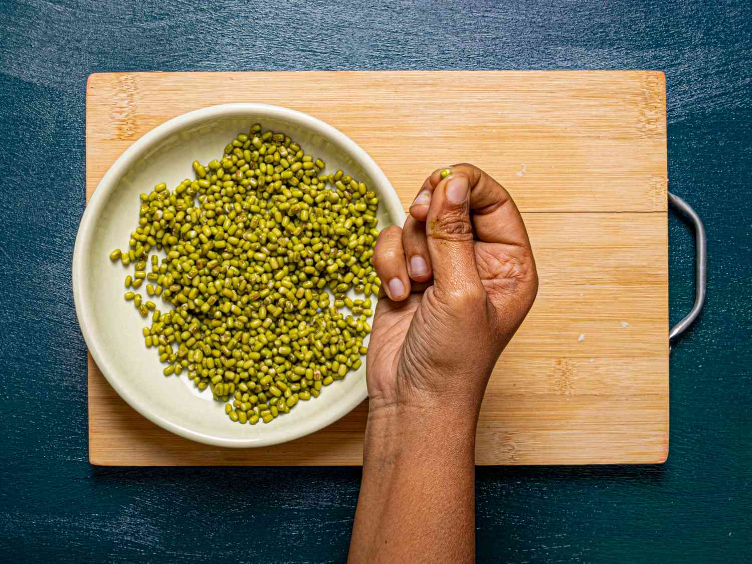 Overhead of squishing a bean between fingers