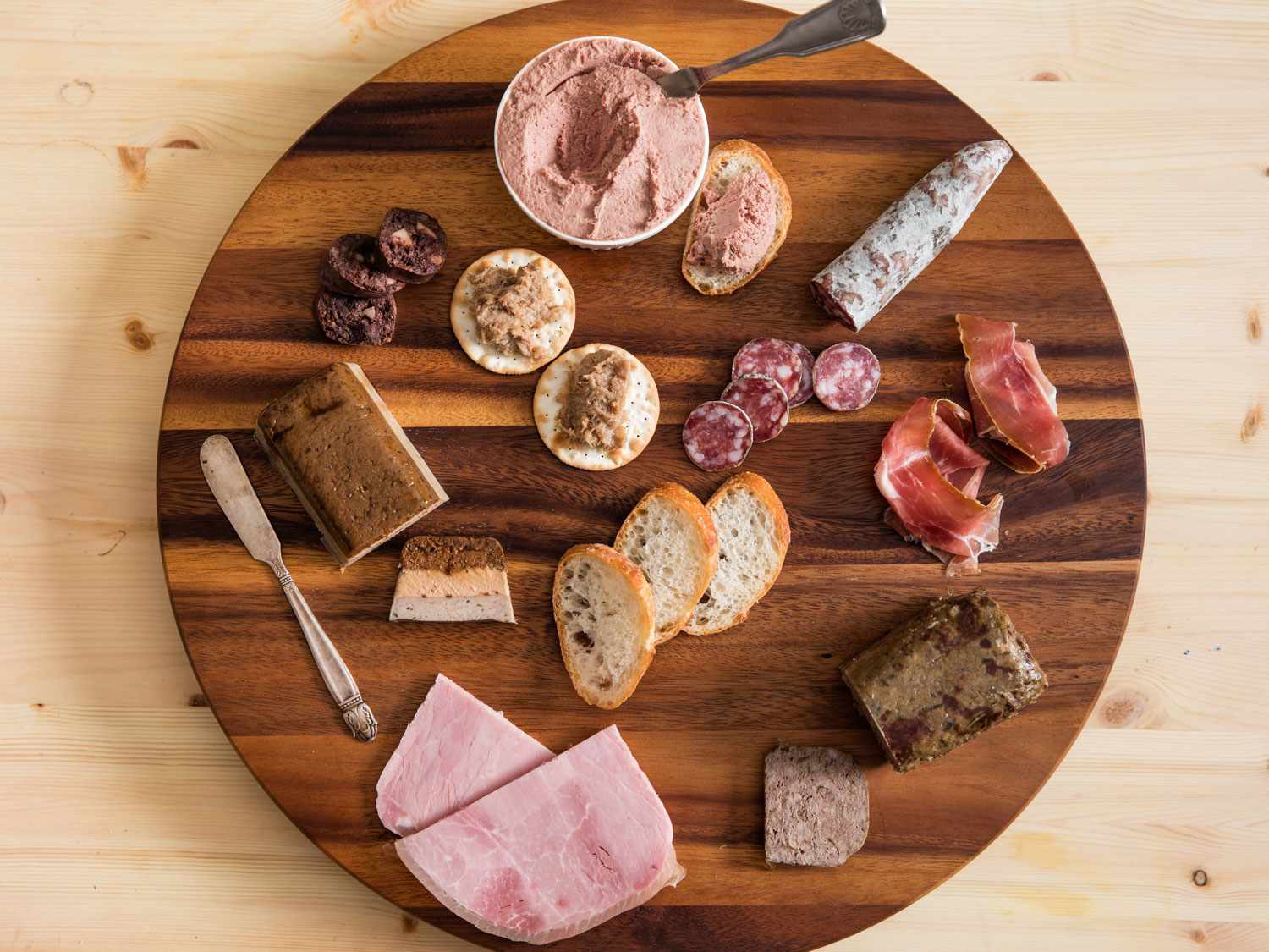 French charcuterie board