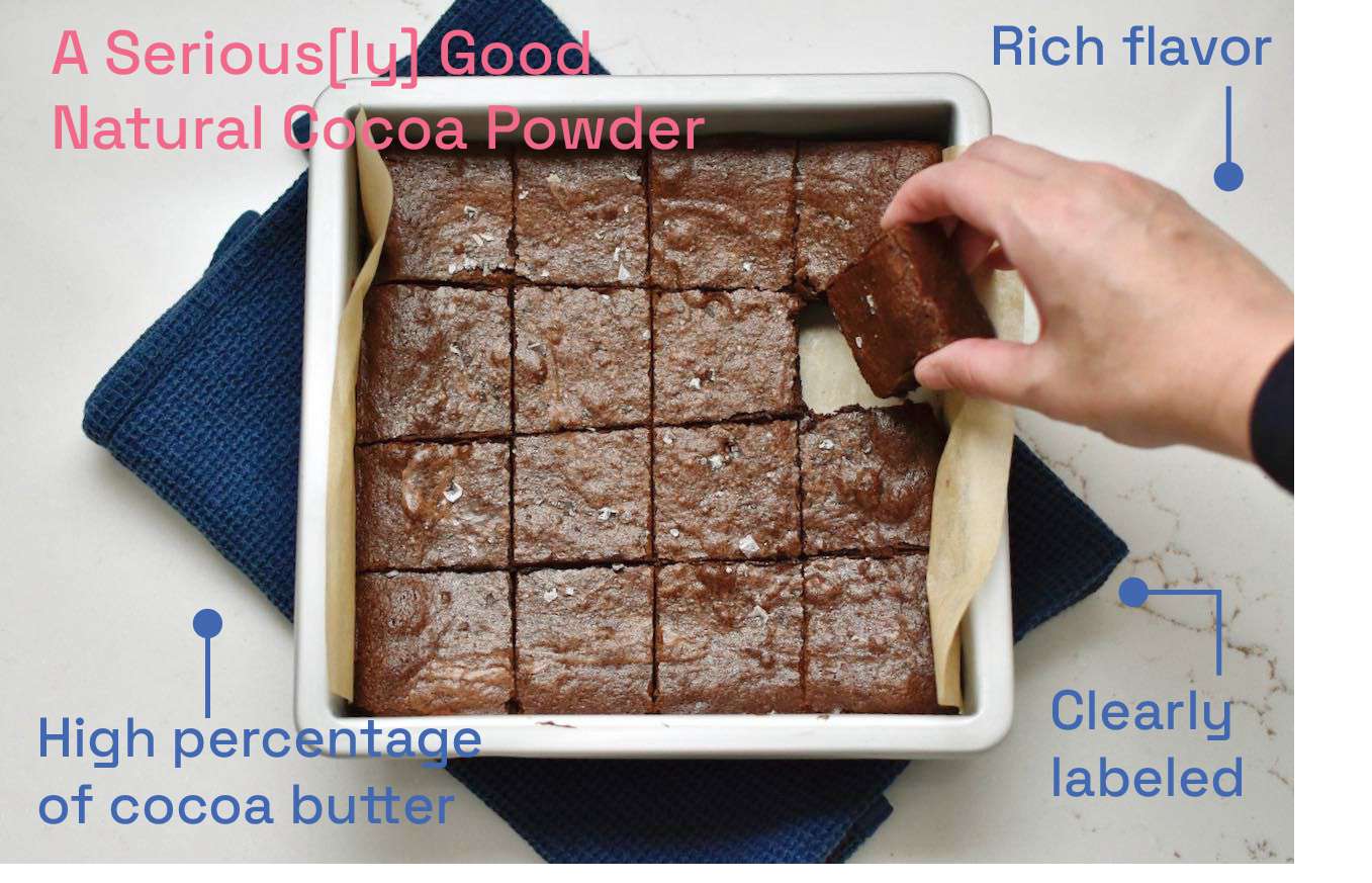 A pan of sliced brownies