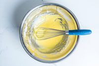 Misen Stainless Steel Whisk in a bowl