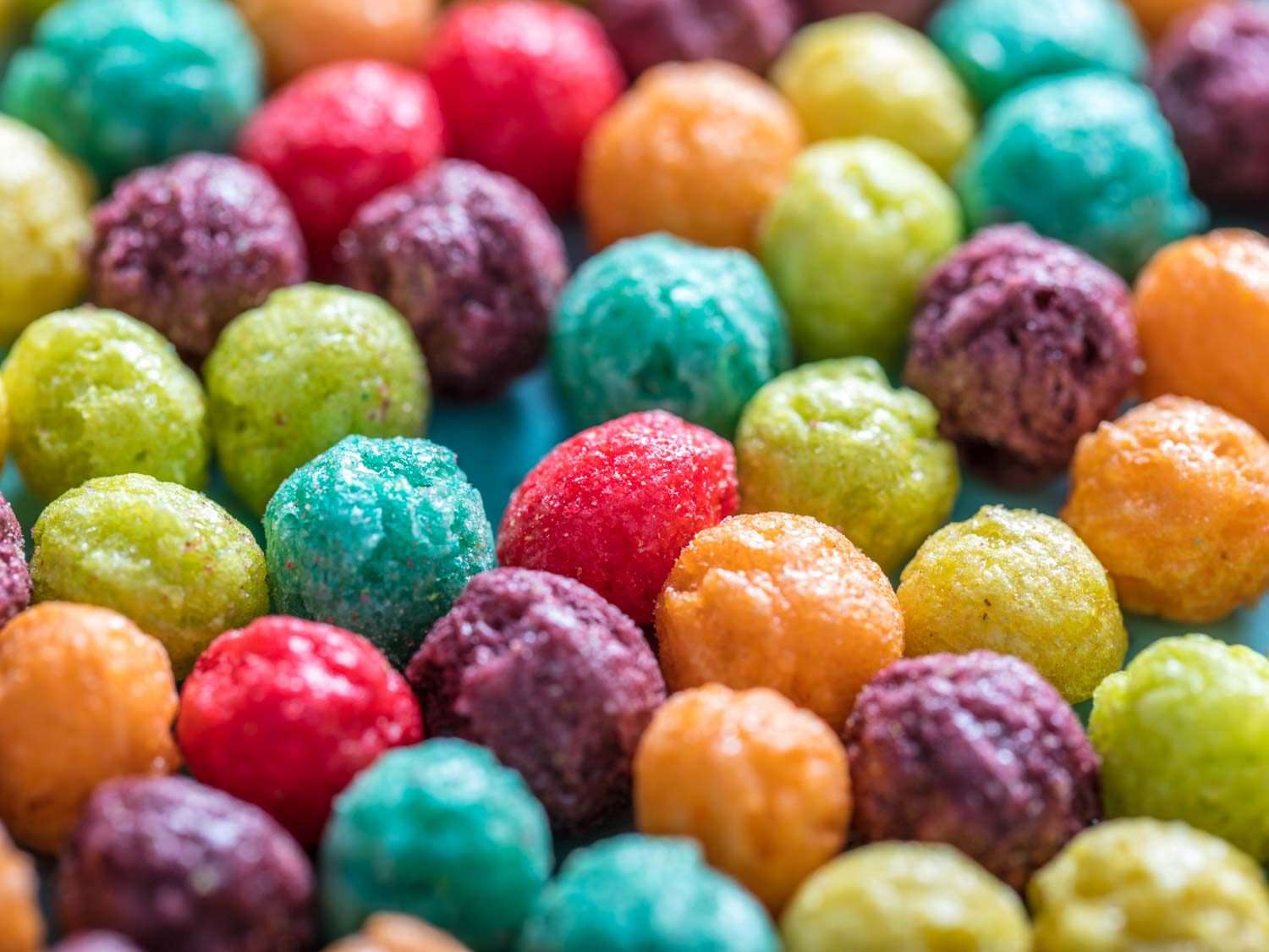 close up of trix cereal