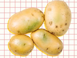 Green potatoes graphic