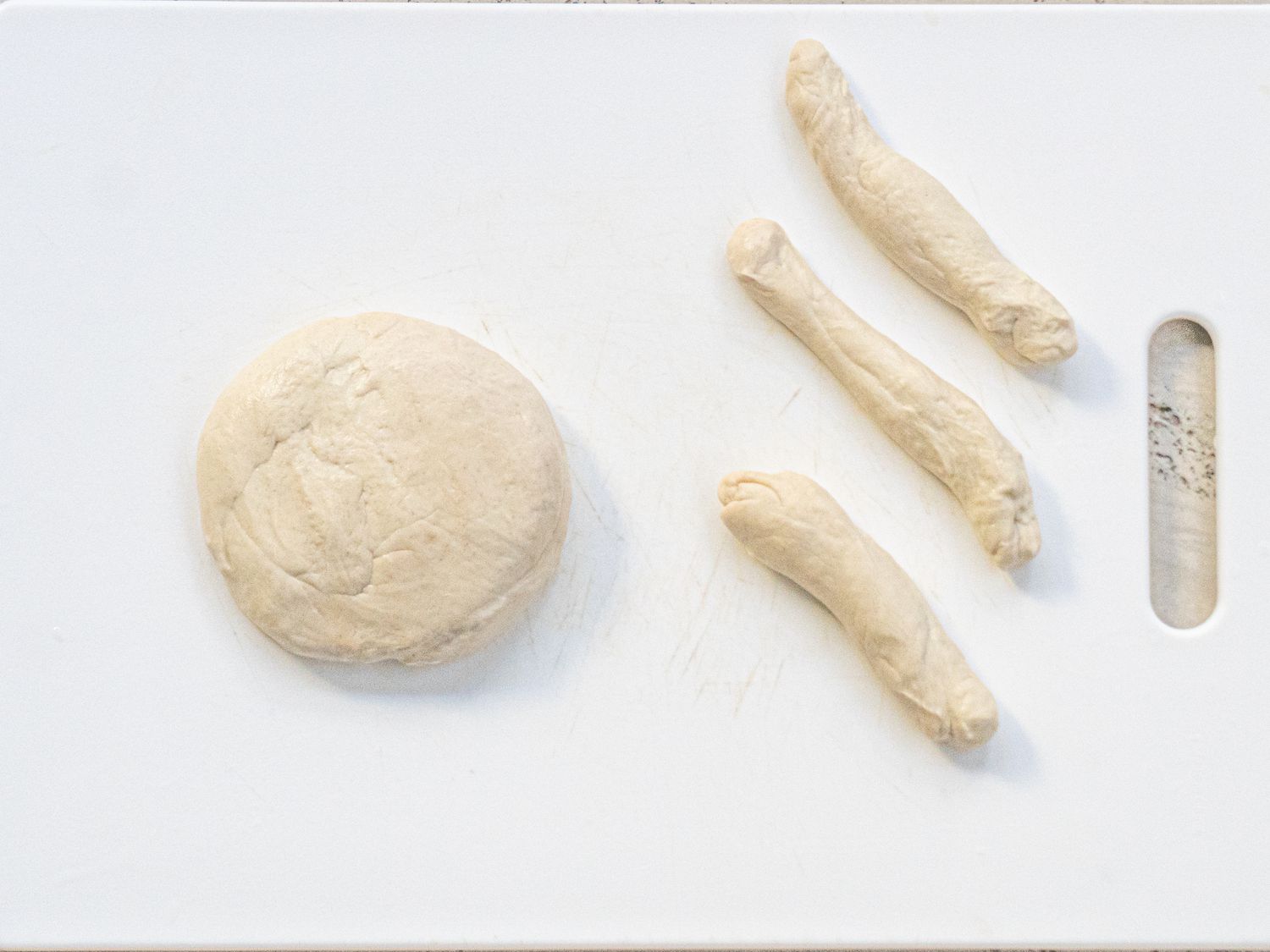 Overhead view of spinnners