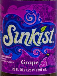 Sunkist grape soda