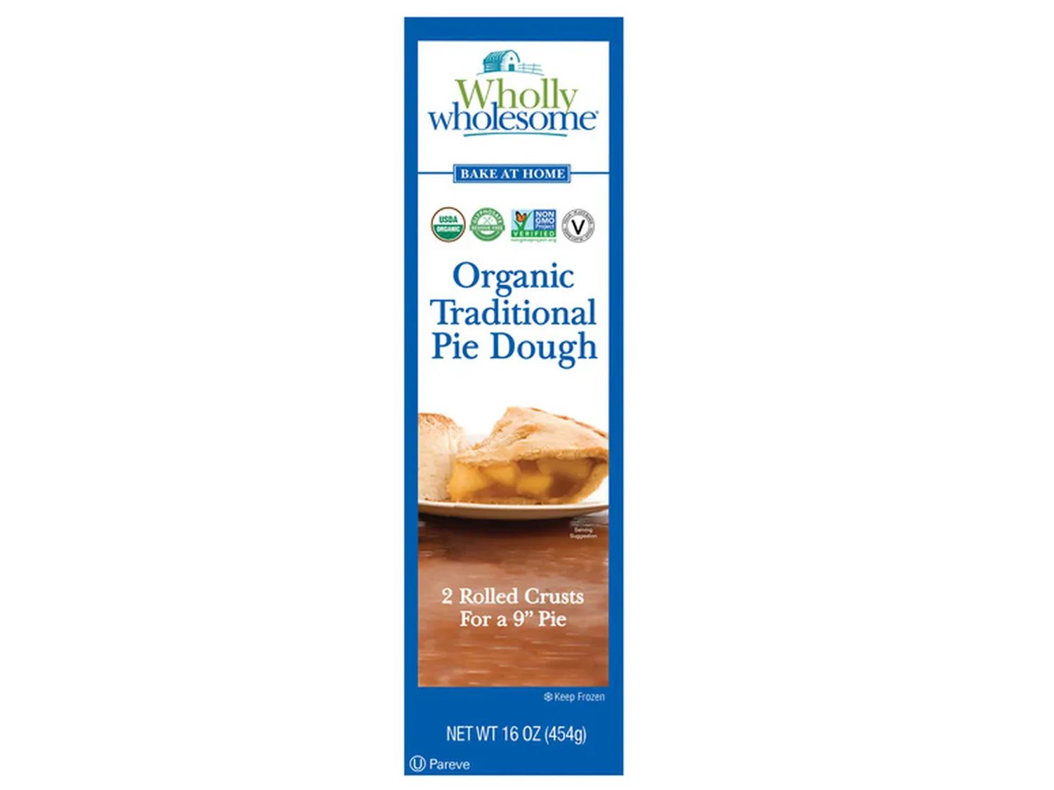 Wholly Wholesome's Organic Traditional Pie Dough