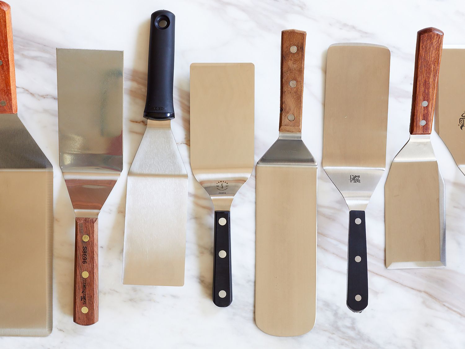 a variety of turners with the lamson in the center