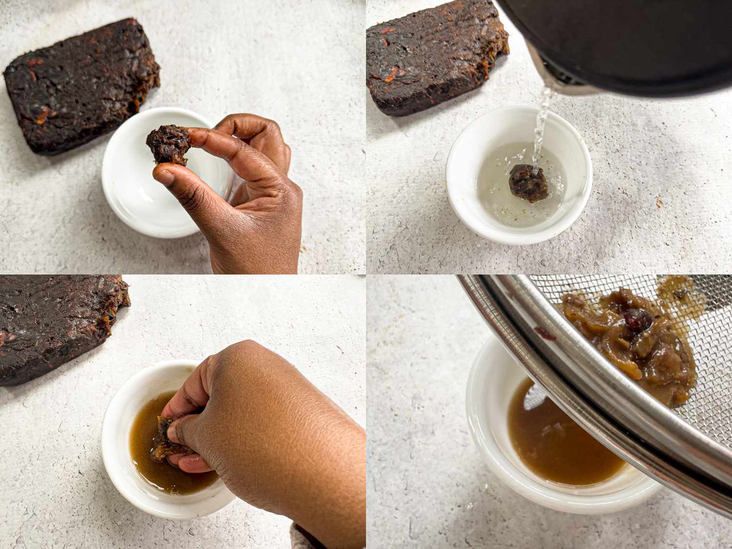 Overhead view of tamarind products