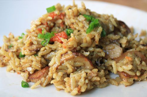 blue crab stir fried rice