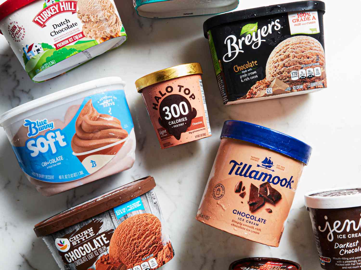 Chocolate ice creams.