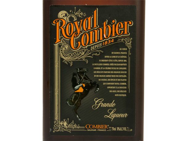 A bottle of Royal Combier