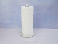 crate and barrel paper towel holder with roll of towels