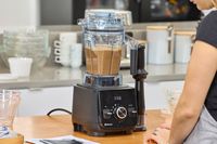 A person watching the Vitamix Ascent X2 on a counter