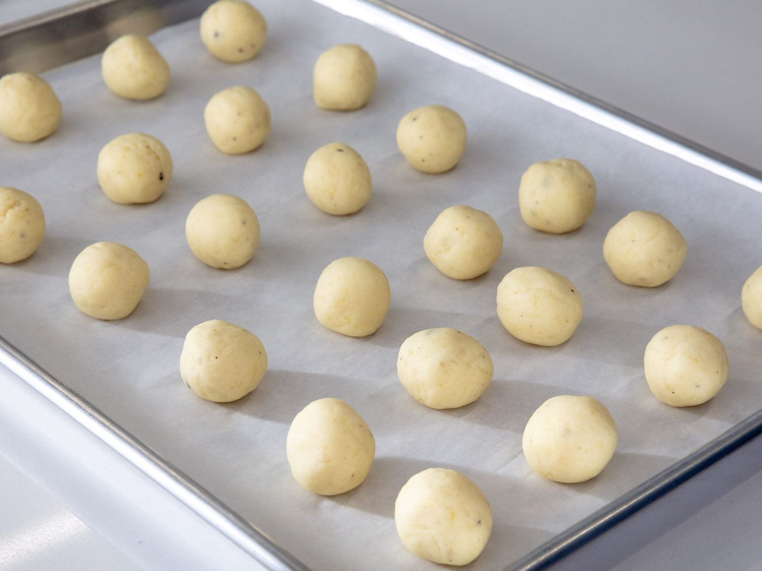 rolled croquette balls