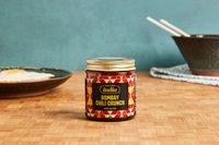 Tasting India Bombay Chili Crunch on table