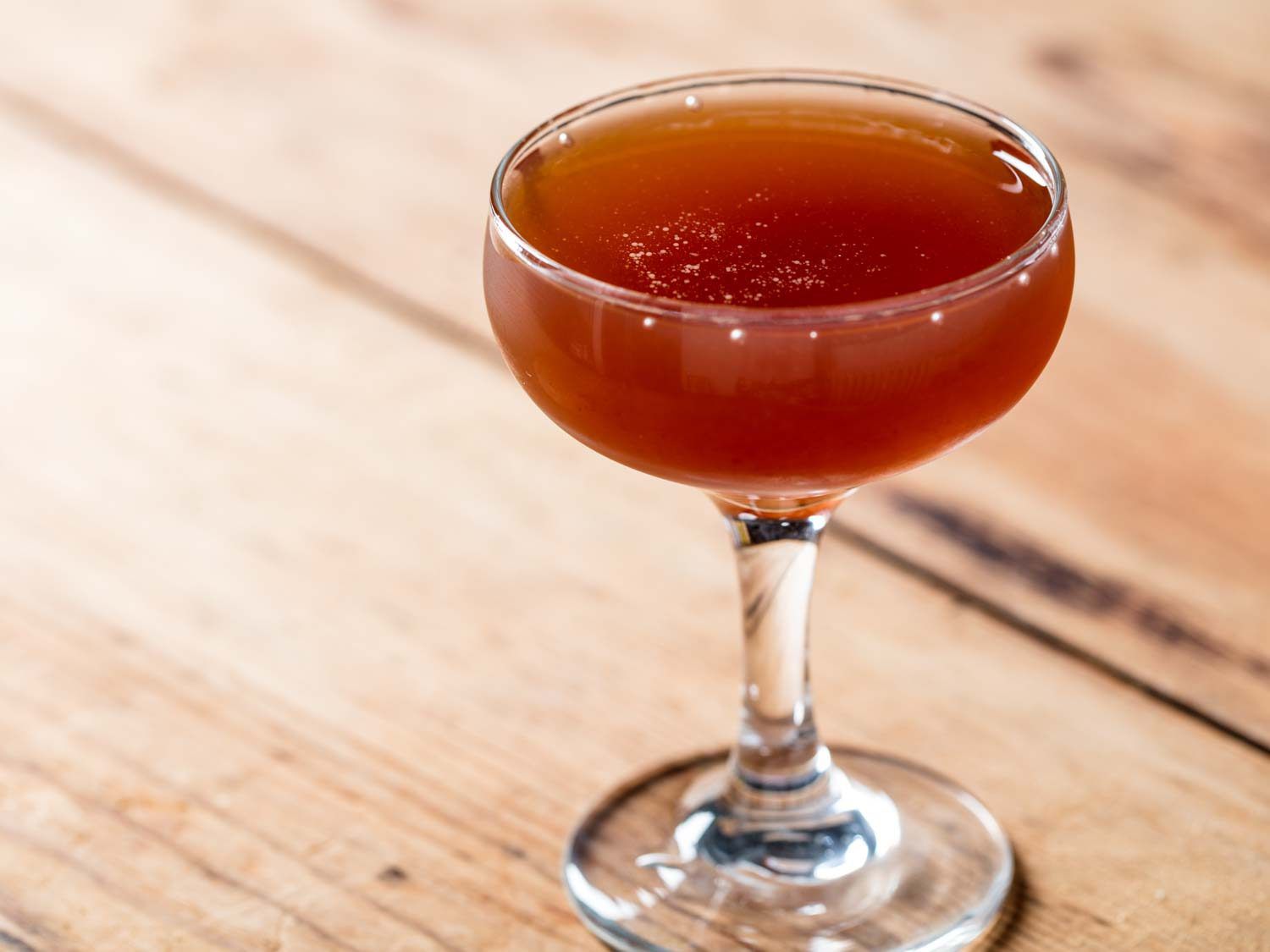 buttered-bourbon old fashioned cocktail