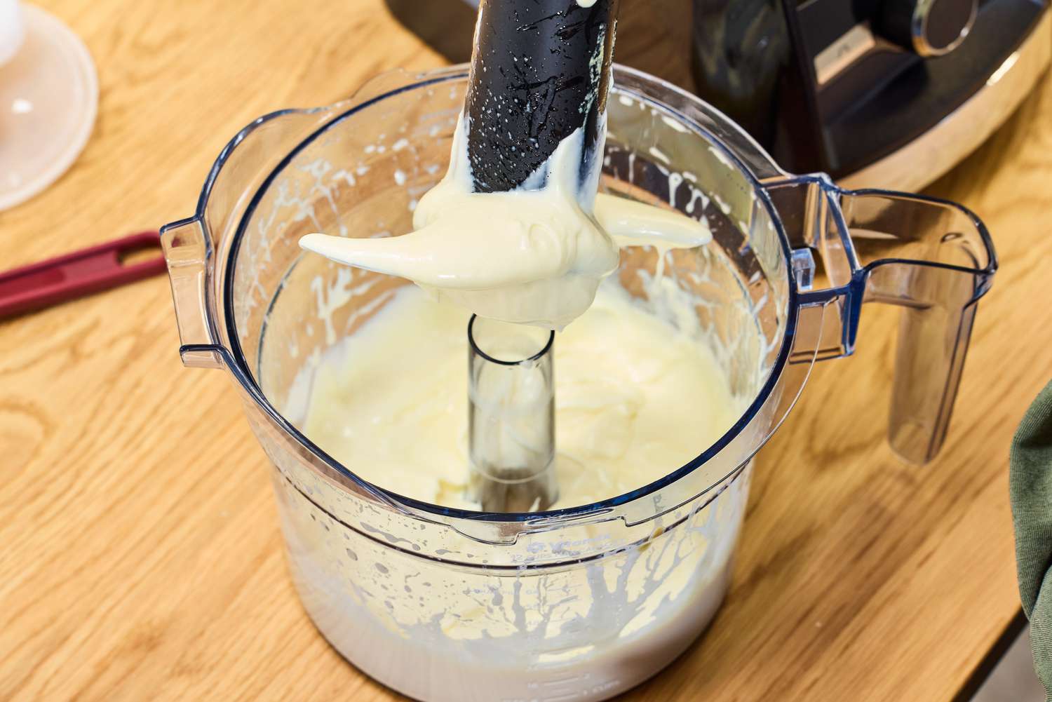 Food pureed in the Vitamix 12-Cup Food Processor Attachment