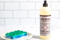 Mrs. Meyer’s Clean Day Liquid Dish Soap on counter