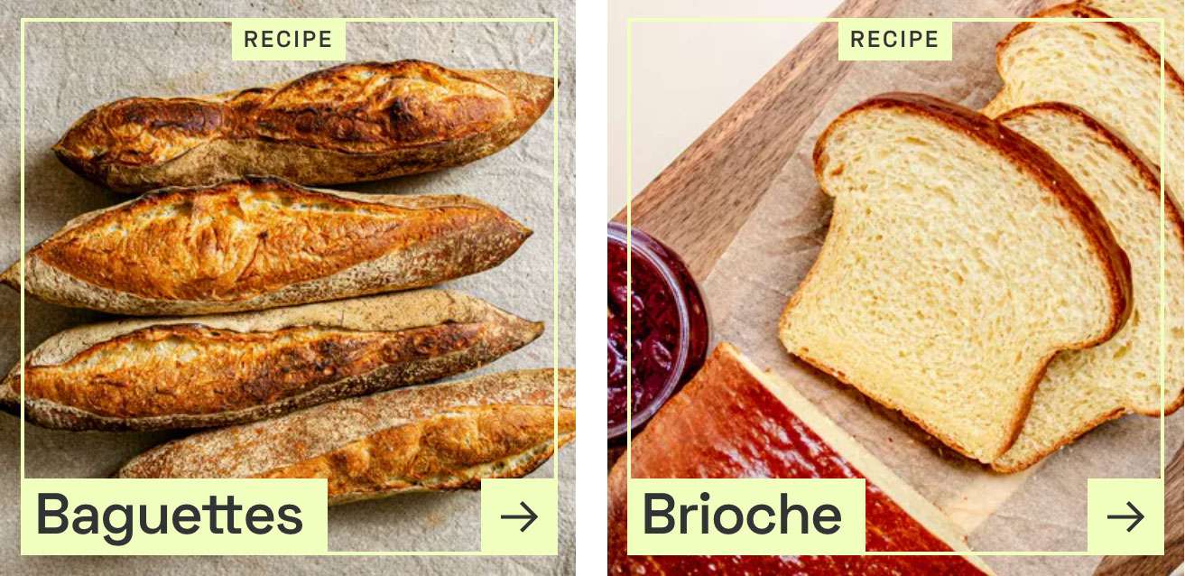 Baguettes and Brioche graphic