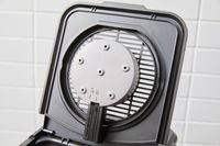 A close-up of the Oxo Brew 8-Cup Coffee Maker's lid