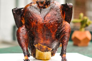 Smoked Beer-Can Turkey