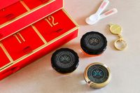 Three jars of roe and sturgeon caviar from the Caviar Co 12 Days of Caviar Advent calendar