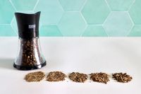 Kuhn Rikon Mini Pepper Grinder on a counter