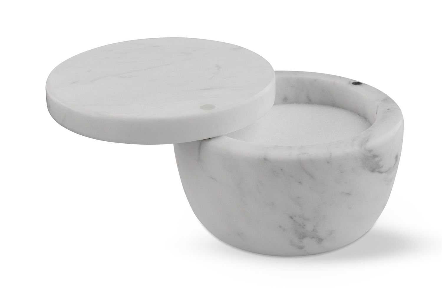 Williams Sonoma Marble Salt Keeper
