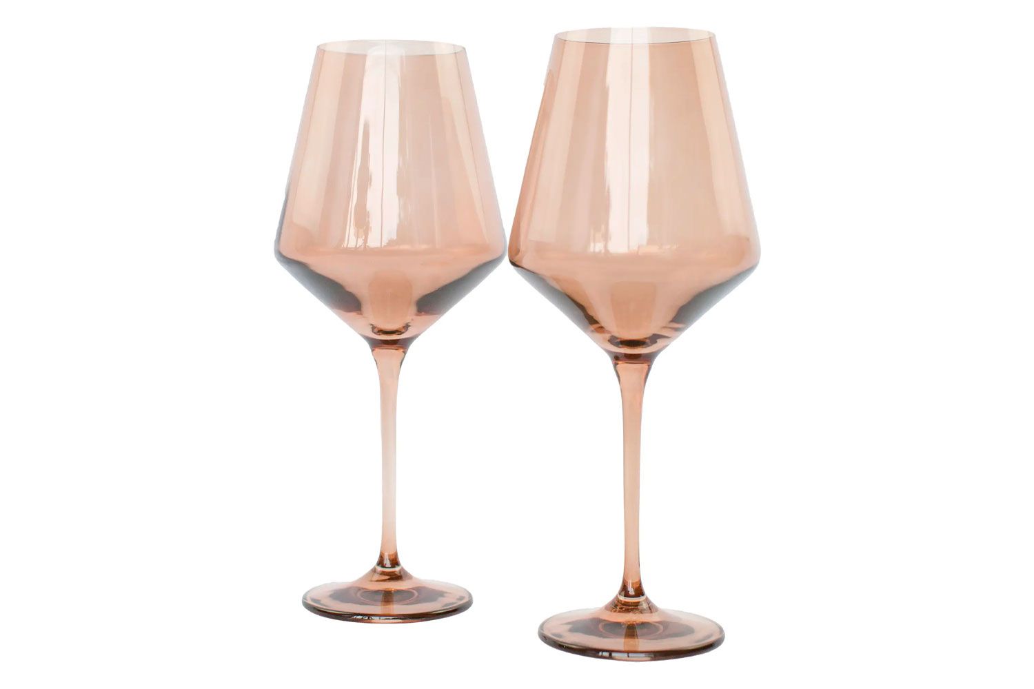 Estelle Colored Glass Wine Stemware Set of 2