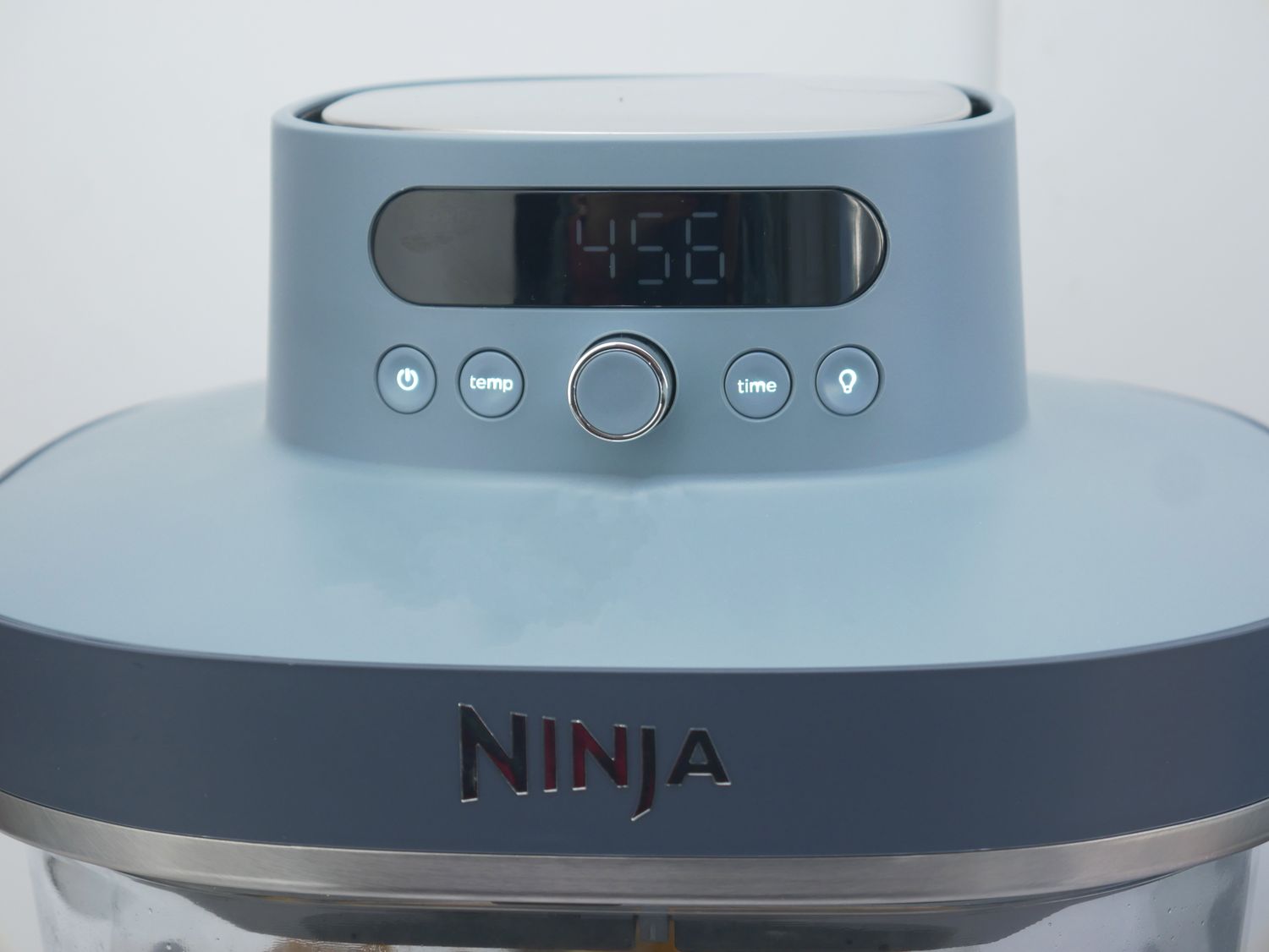 closeup of the control panel