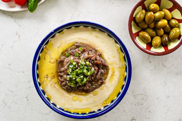 Overhead view of Qudsiyeh