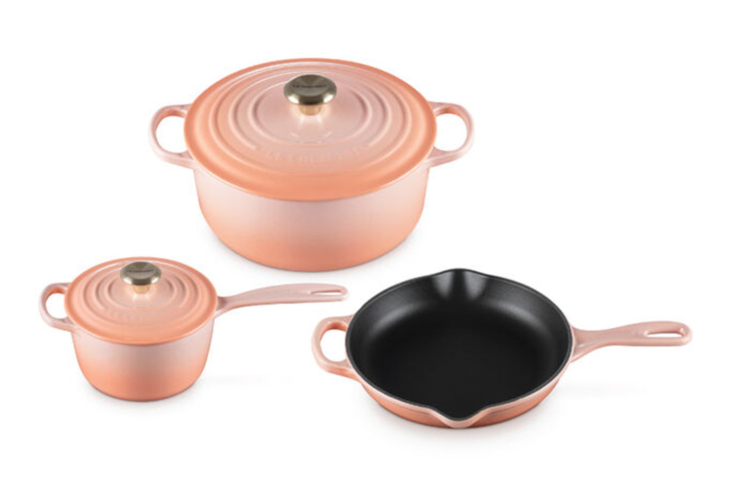 Signature Enameled Cast Iron 5-Piece Cookware Set