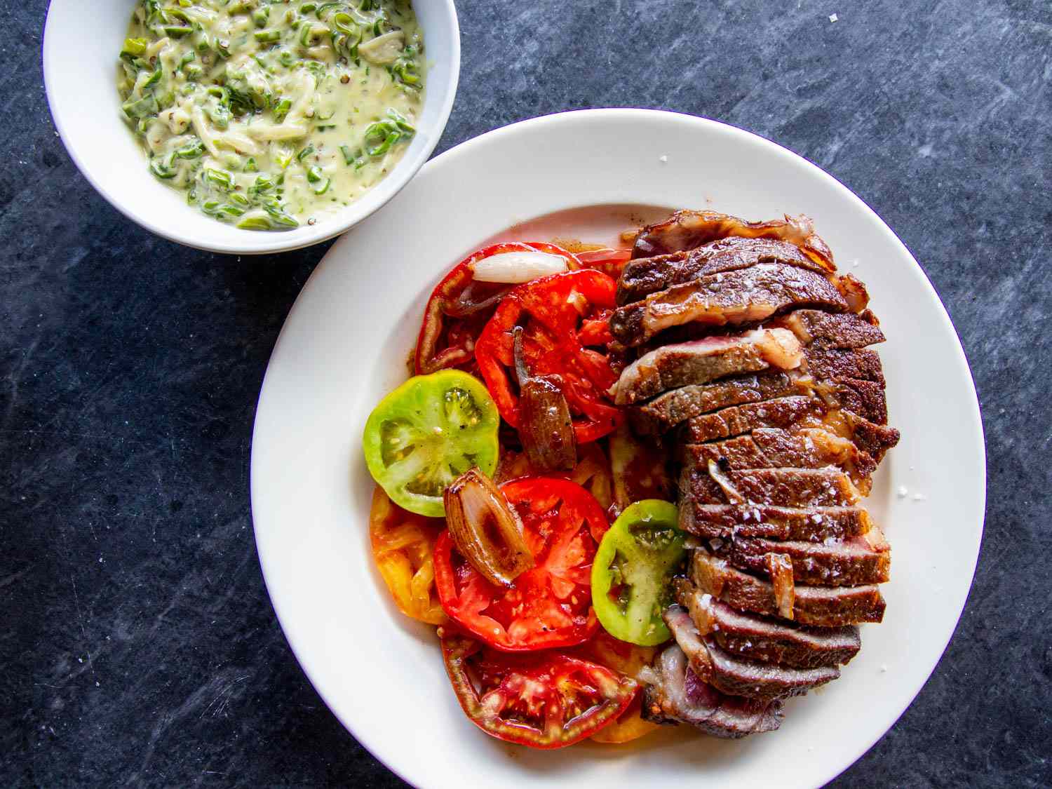 20200907-Steak-Creamed-shishitos-tomatoes-sasha-marx