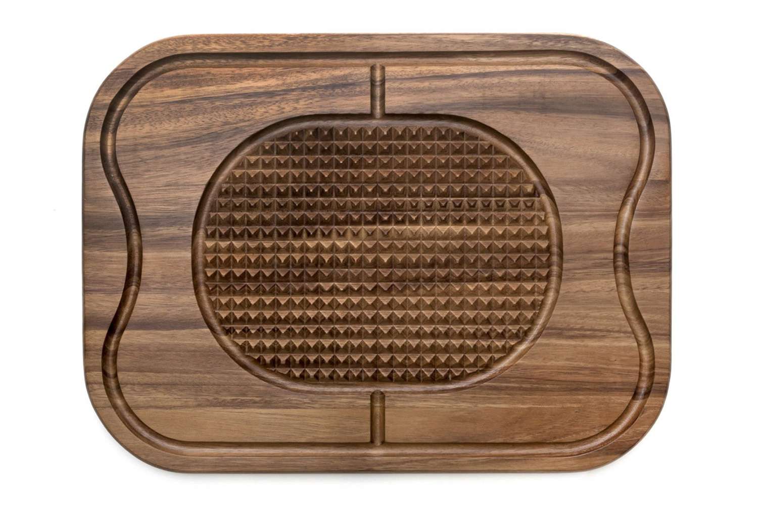 Wayfair Lipper International Acacia Cutting Board with Grid Grip