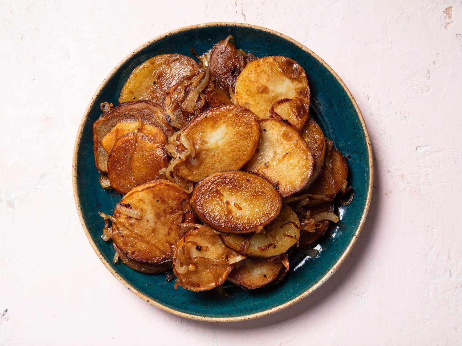 finished lyonnaise potatoes without parsley