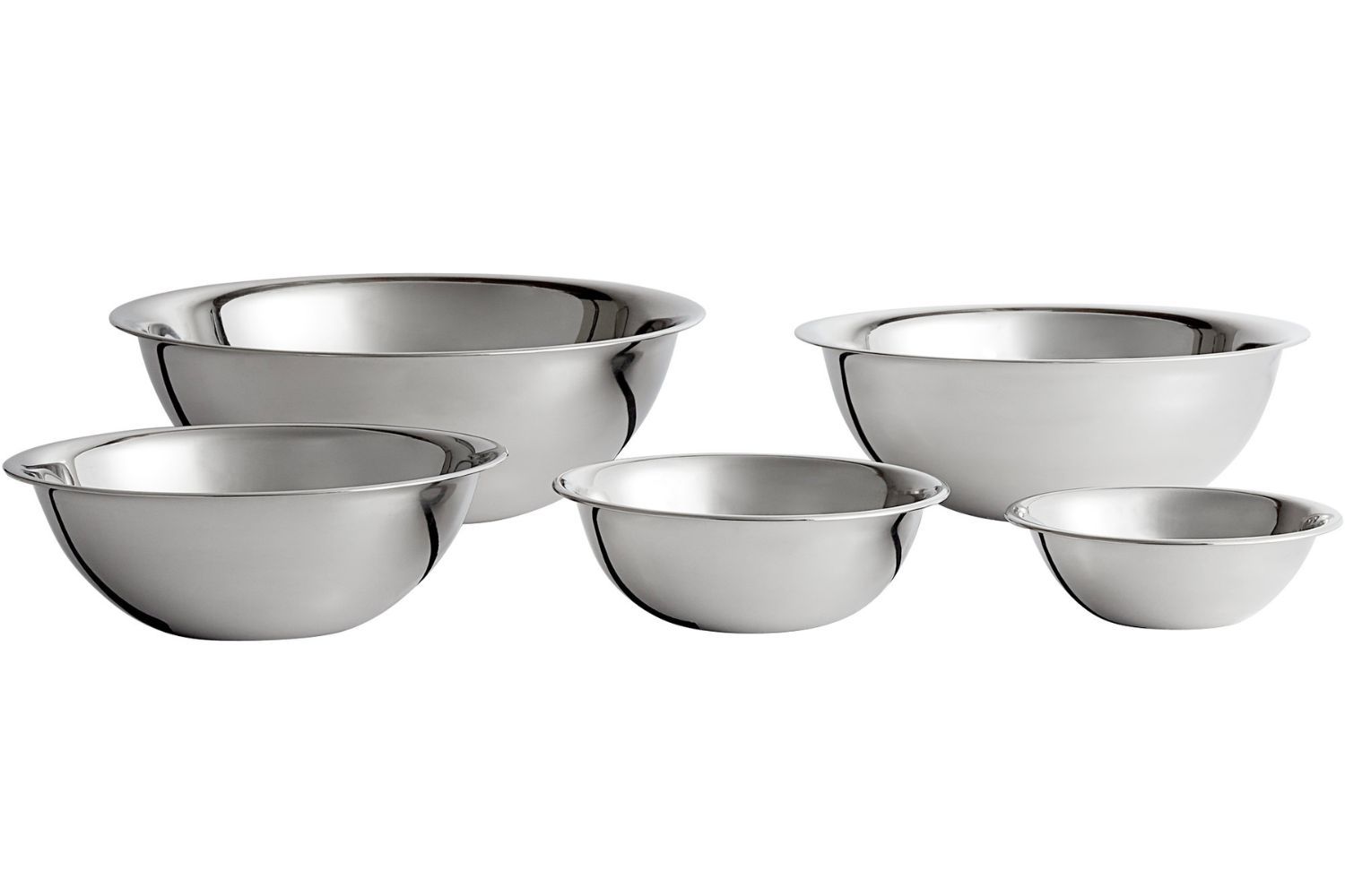 Vollrath 5 Piece Stainless Steel Mixing Bowl Set
