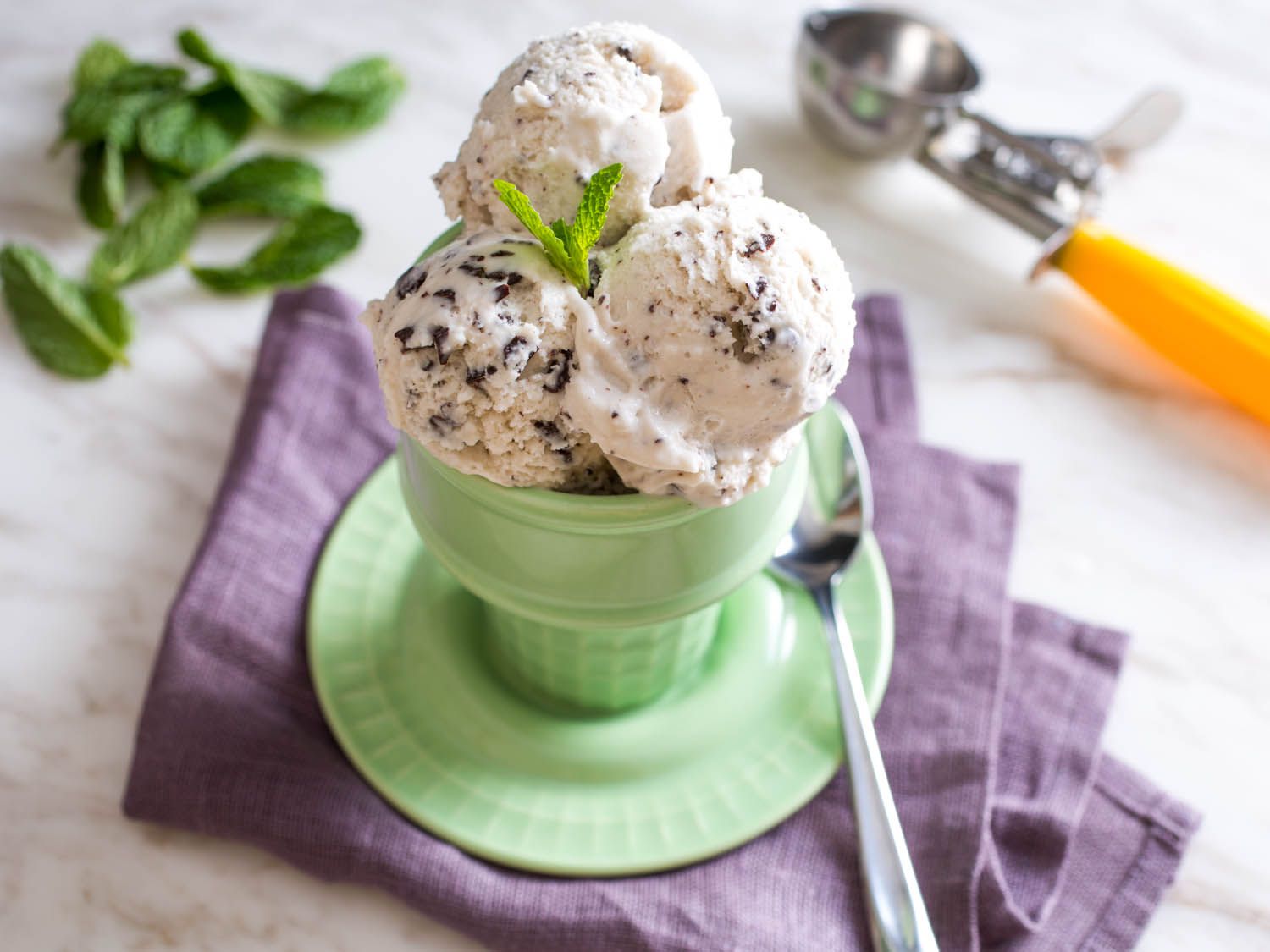 vegan mint ice cream