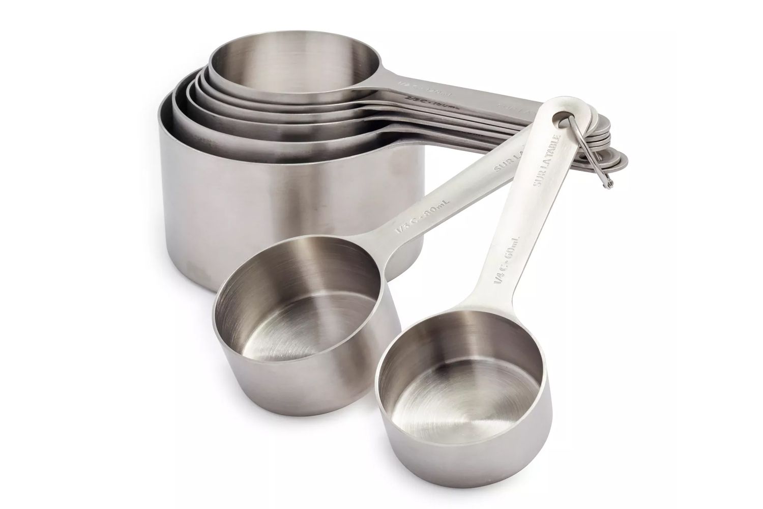 Sur La Table Stainless Steel Measuring Cups, Set of 8