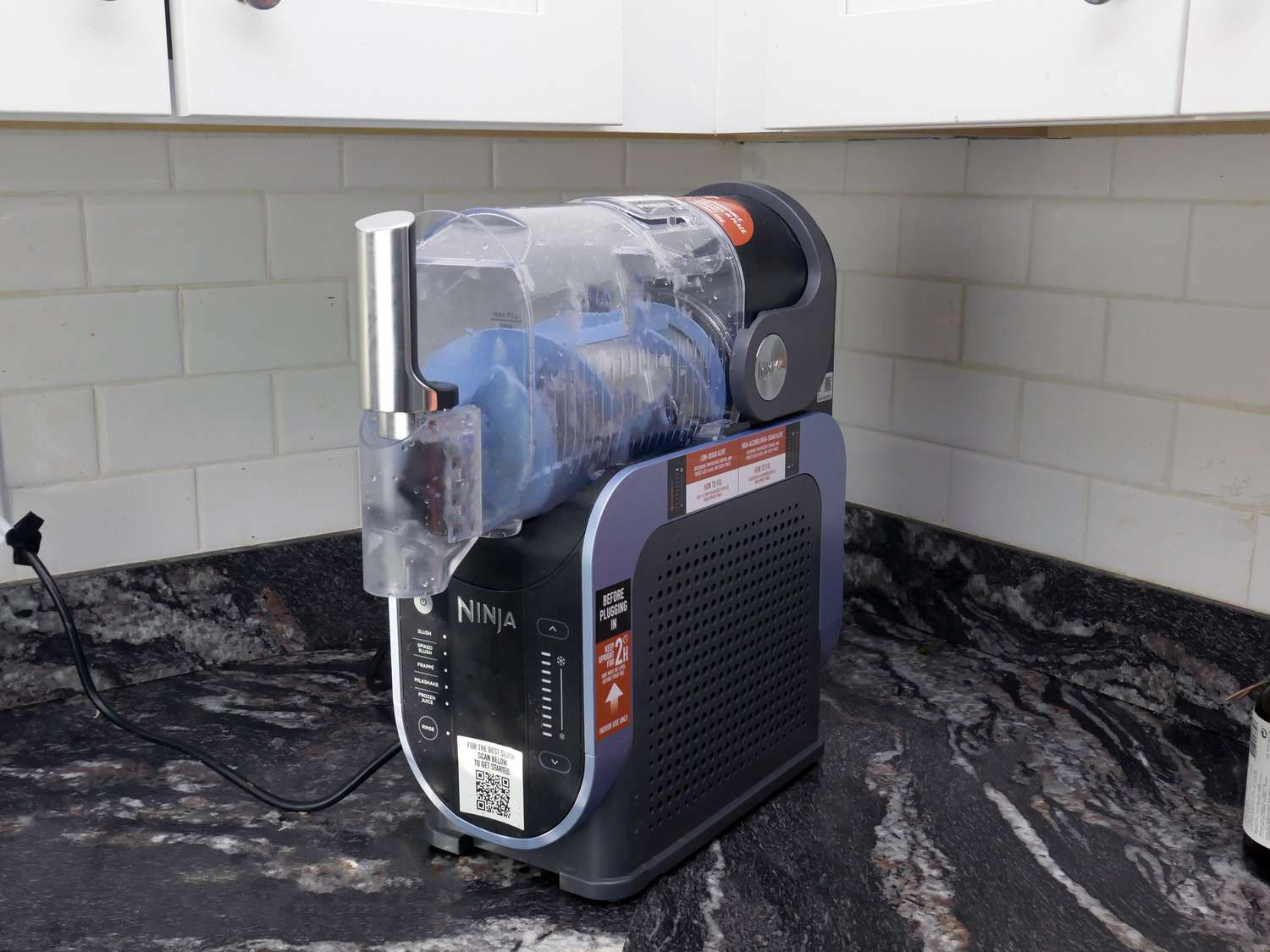 ninja slushi on a countertop