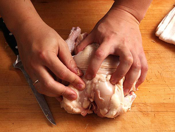 Locating the wishbone