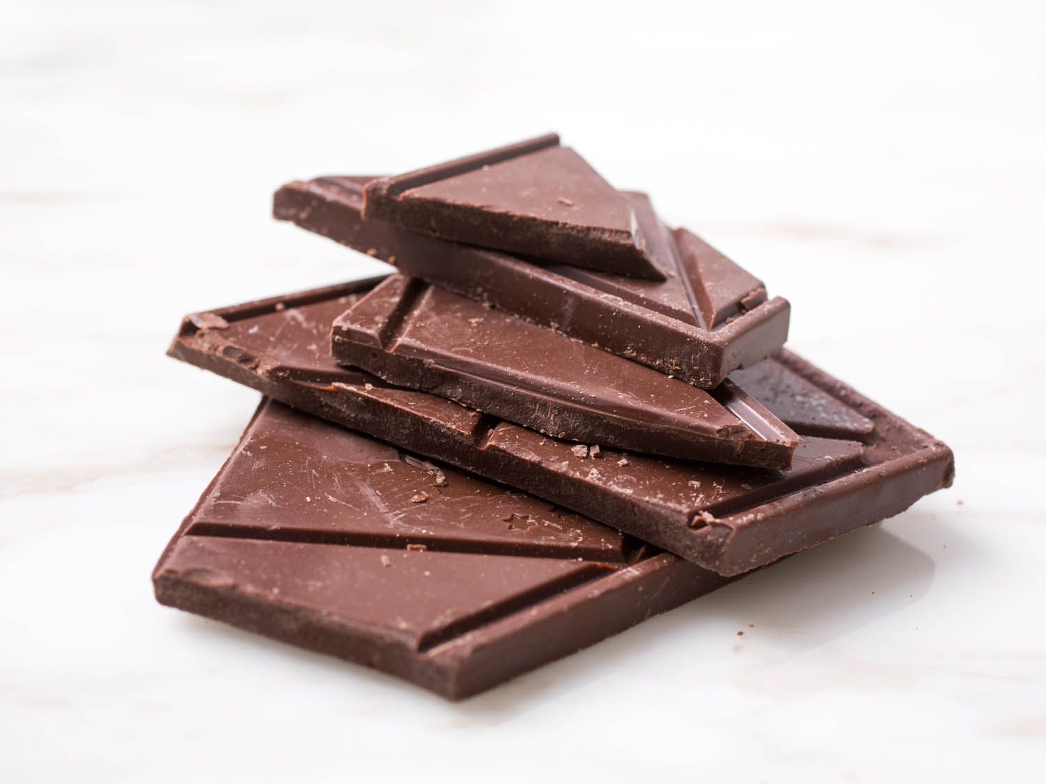 Milk chocolate pieces