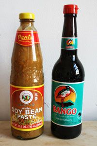 soy sauce and soy paste