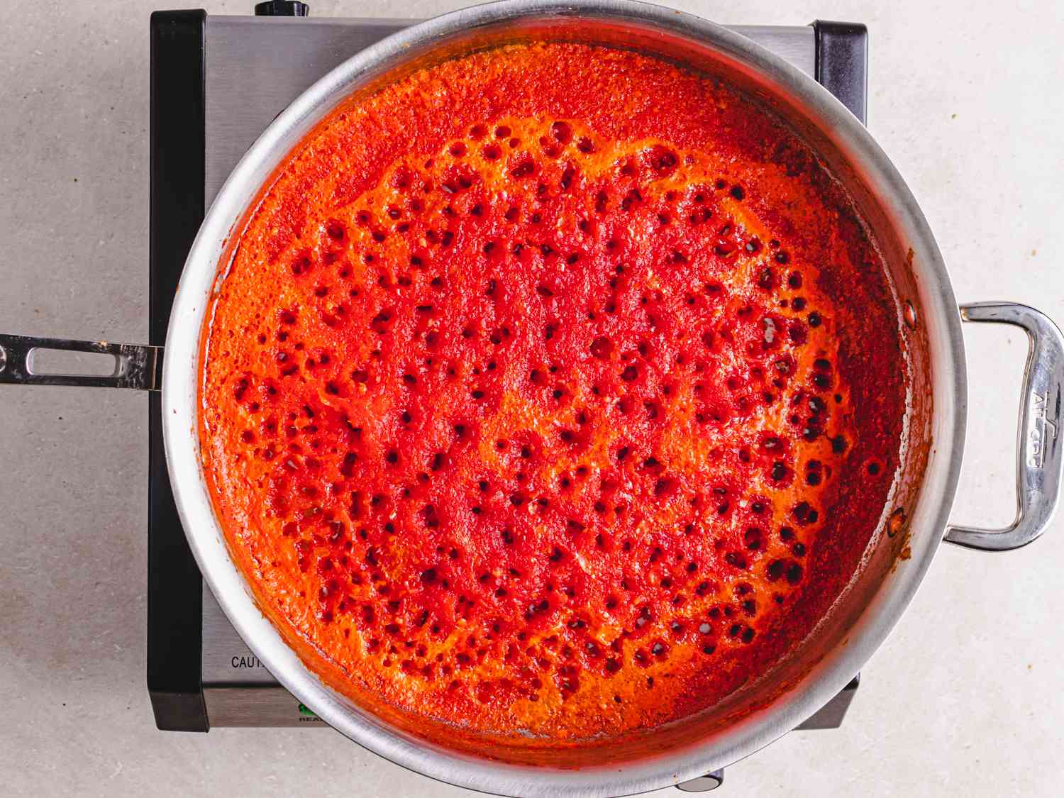 Stew base reduced by half