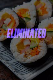 Kimbap eliminated graphic
