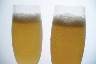 Ginger-cardamom soda with lime