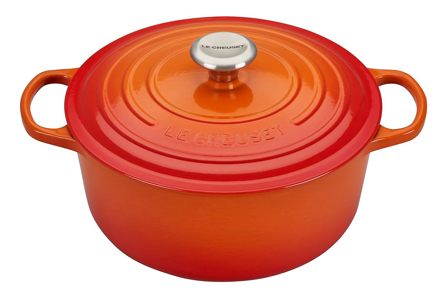 Le Creuset Enameled Cast Iron Signature Round Dutch Oven with Lid, 5.5 Quart