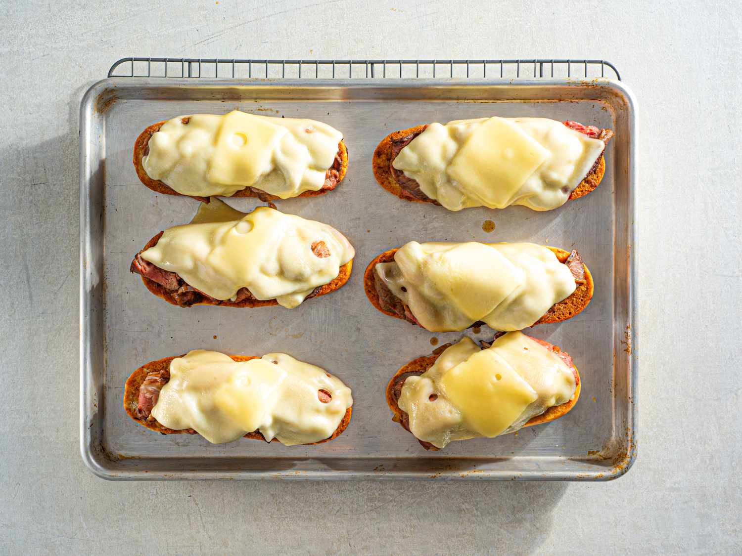 french dip headnote cheese